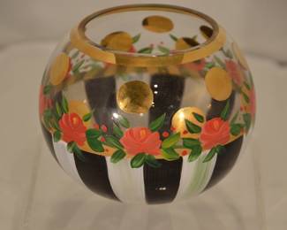 MacKenzie Childs 4" Rose Bowl