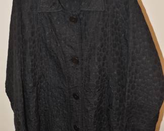 Black Textured Dressed to Kill Jacket