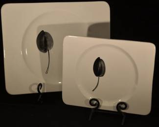 Rare Este Italy Ceramic "Albrizzi" Dinner and Salad Plates 