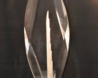 Modern Acrylic Sculpture by Schlomi Haziza, 26"h