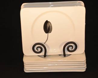 Este Italy Ceramic 12" Dinner Plates,  2 Sets of 12 Available