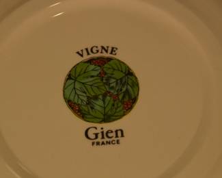 Hallmark for The Gien France Plates