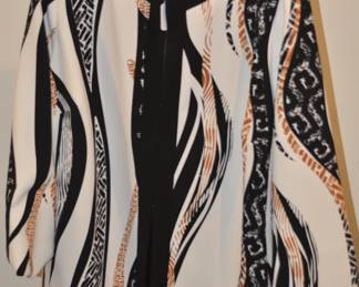 Dennis Basso Multi Colored Lined Jacket