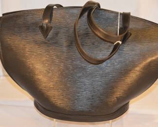 Authentic Vintage Louis Vuitton Black Epi Leather, St. Jacques Shopper with Detatchable Coin Case. In Mint Condition