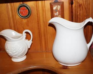 McCOY & IRONSTONE PITCHERS