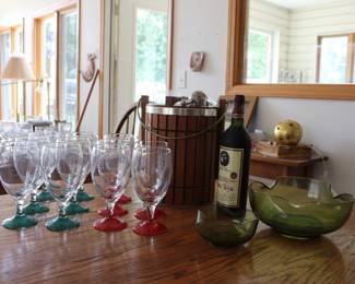 VTG. Libby special Edition Glasses. Mid-Century Modern Ice Bucket