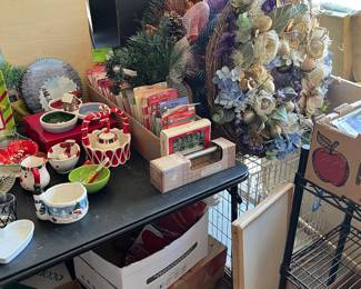 All kinds of holiday decorations 