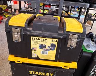 Stanley rolling tool box work center