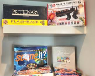 Board games and Atari Flashback console