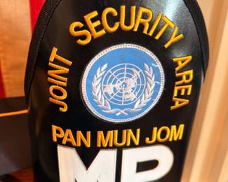 Panmunjom Joint Security Area MP helmet, Korea DMZ