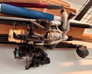 Fishing rods and reels lot