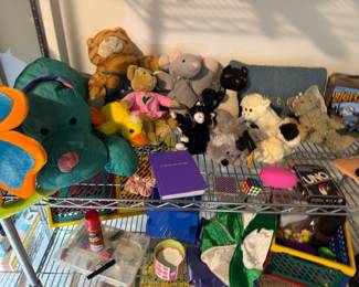 Stuffed animals, toys, and games