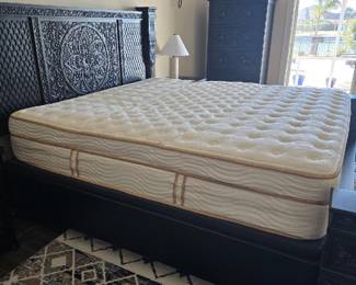 KING SAATVA MATTRESS (bed frame is not for sale)