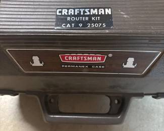 35 VintageCraftsman1HPRouterwithOriginalCaseAccessories