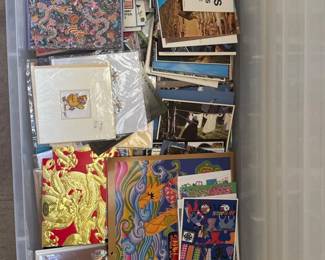 104 LargeMixedLotofVintagePostcardsGreetingCardsArtCards