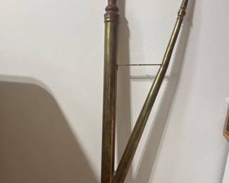 30 VintageBrassCopperHookahWaterPipeFloorStanding39Inch
