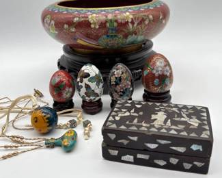 67 CollectorsCloisonnLotColorfulEnamelArtKeepsakes