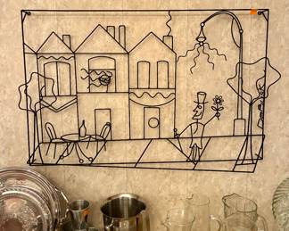 Large DeBusk 3D wall art