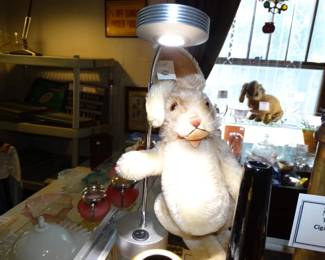 No, He's not Drunk - just thought he'd rest under the warm Light Steiff