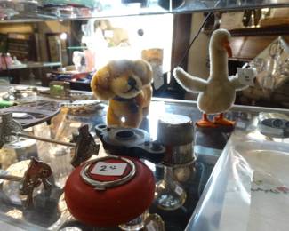 A Variety of Imteresting "Smalls" + 2 Steiff Animals