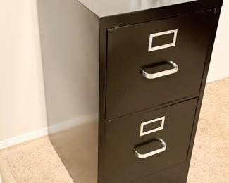 67 Black2DrawerFileCabinet
