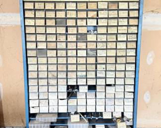 12 VintageEdelmannMetalPartsOrganizer