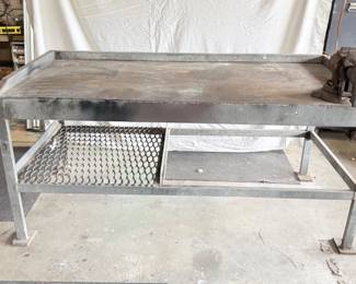 1 IndustrialHeavyMetalWorkTable