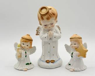 164 VintageBisquePorcelainChristmasAroundtheWorldFigurines