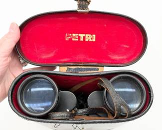 60 Petri10x50BinocularswOriginalCaseMadeinJapan1960s70s