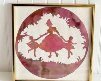 114 CopperSilhouetteFramedArt