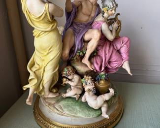 Capodimonte Giuseppe Cappe Statue