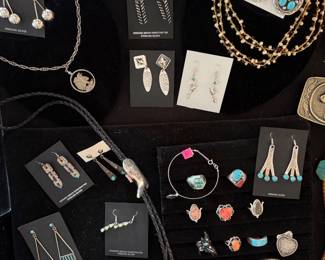 Vintage and New Navajo and Zuni Jewelry
