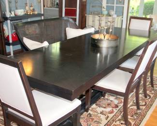 Dining Table with 4 Chairs & Bench
