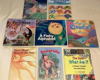 MES099 Eight Children’s Hawaiian Hardcover Books