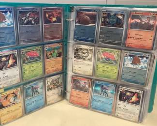 MES151 Binder Full Of Over 630 Pokémon Trading Cards Including Holos