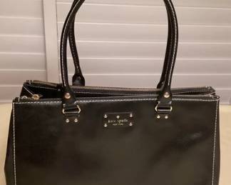 MES097 Black Kate Spade Leather Bag