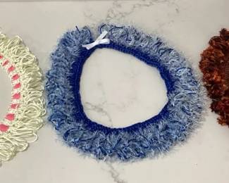 MES220 Three Beautiful Crocheted Leis