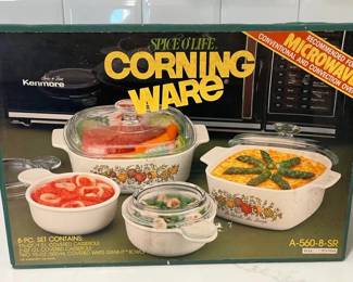 MES107 Spice O’ Life Corning Ware Set New