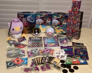 MES152 Pokemon Storage Tins, Boxes & Mini Binders, Energy Cards, Tokens, Dice & More!
