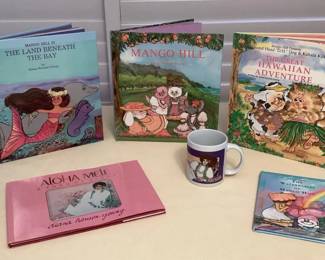 MES048 A Mug & Five Hardcover Books By Diana Hansen-Young New