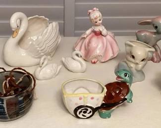MES134 Vintage Japanese Ceramic Planters & Figurines & More!