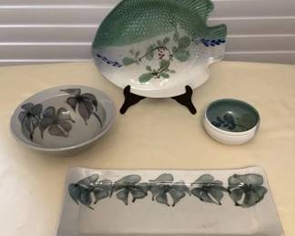 MES100 Jeff Chang & Diane Art Pottery Dishes