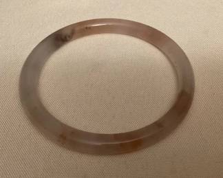 MES175 Violet Jade Thin Bangle Bracelet New