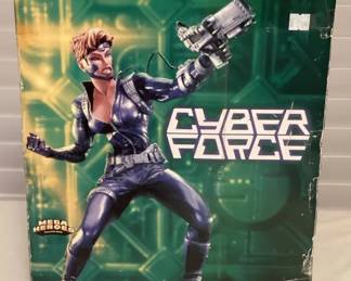 MES064 Mega Heroes Limited Edition Cyber Force Ballistic Sculpture New