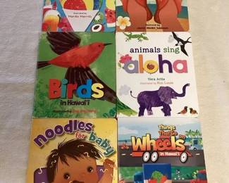 MES025 Six Hawaiian Children’s Board Books