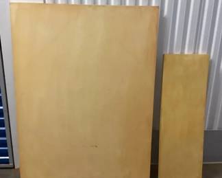 MES070 Two Large Art Canvases