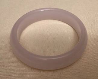 MES172 Lotus Pink Jade Bangle Bracelet New