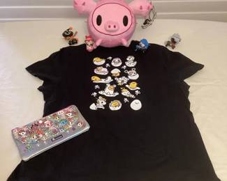 MES126 Tokidoki Shirt, Wallet, Plush & Figures