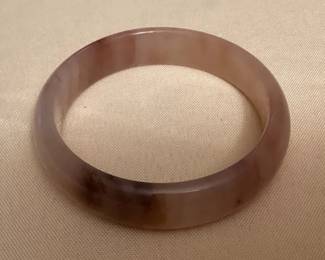 MES174 Violet Jade Bangle Bracelet New
