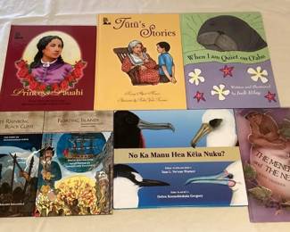 MES026 Seven Children’s Hawaiian Hardcover Books